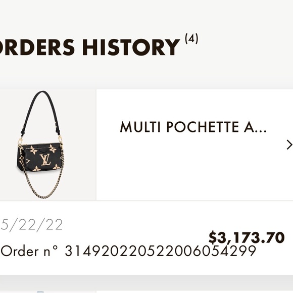 XXX NOT FOR SALE XXX LV Authentic large removable pochette and chain - Picture 4 of 8